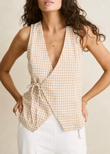London Check Vest