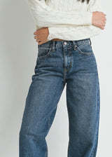 Classic Full Length Relaxed Straight Dark Denim