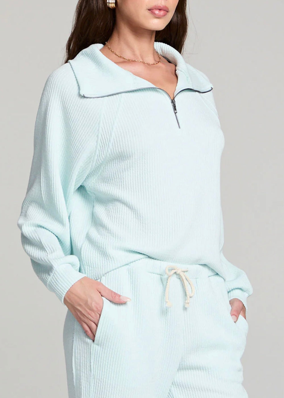 Half Zip Raglan Pullover