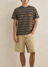 Vintage Jacquard Stripe SS T-Shirt