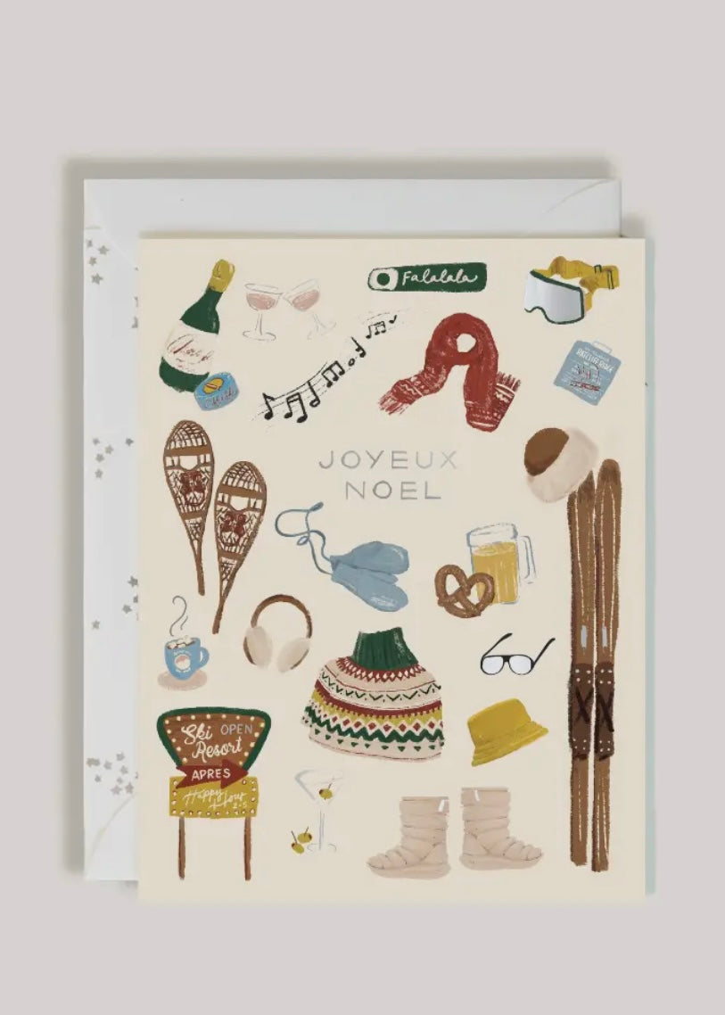 Joyeux Noel Apres Ski Card