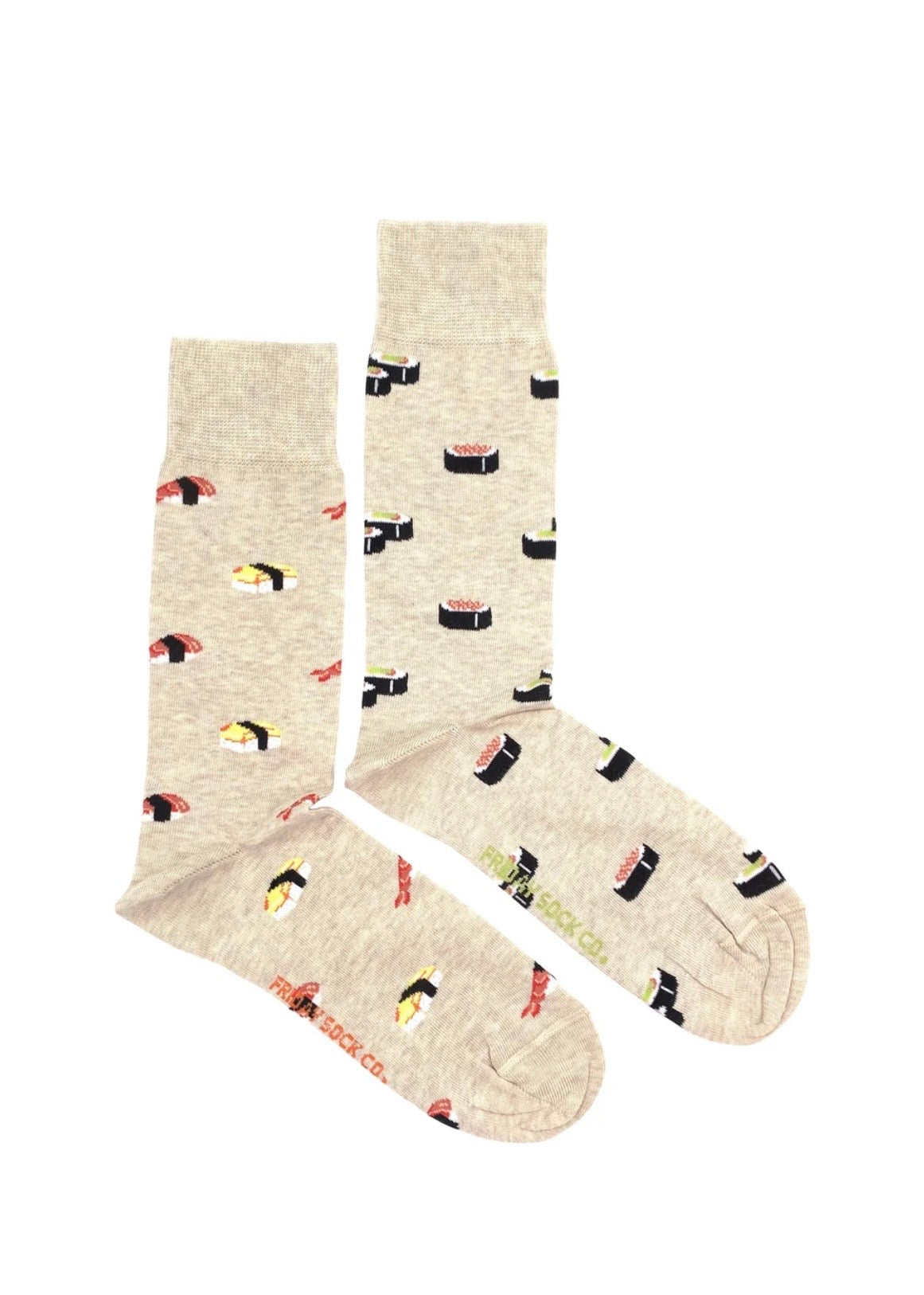 Beige Sushi Socks