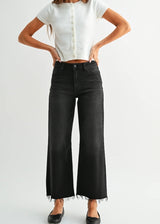 Slim Scissor Cut Wide Leg Jean