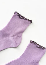 The Petite Ruffled Modal Sock