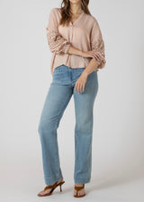 Rose Glow Embroidered Top