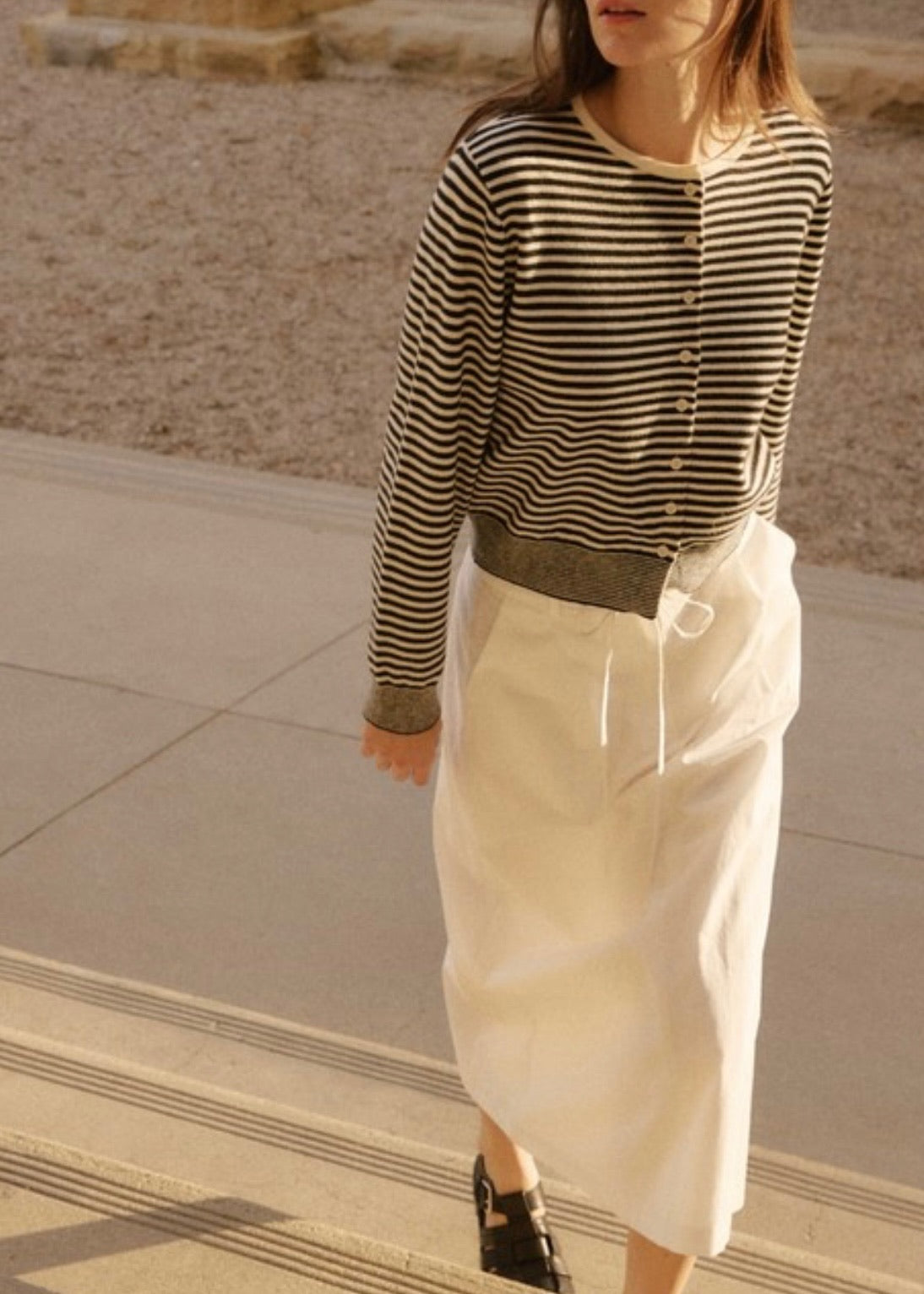 The Mona Stripe Cardigan