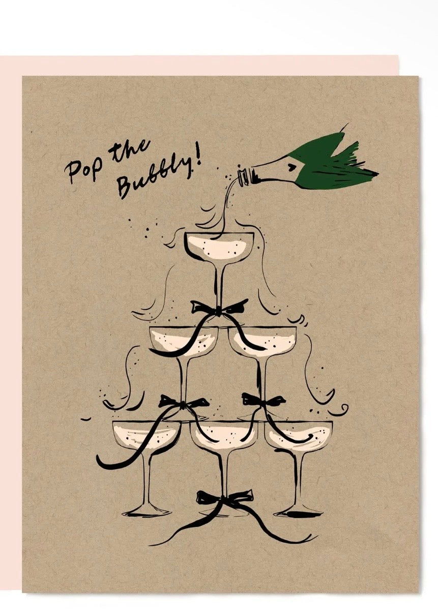 Pop the Bubbly Card