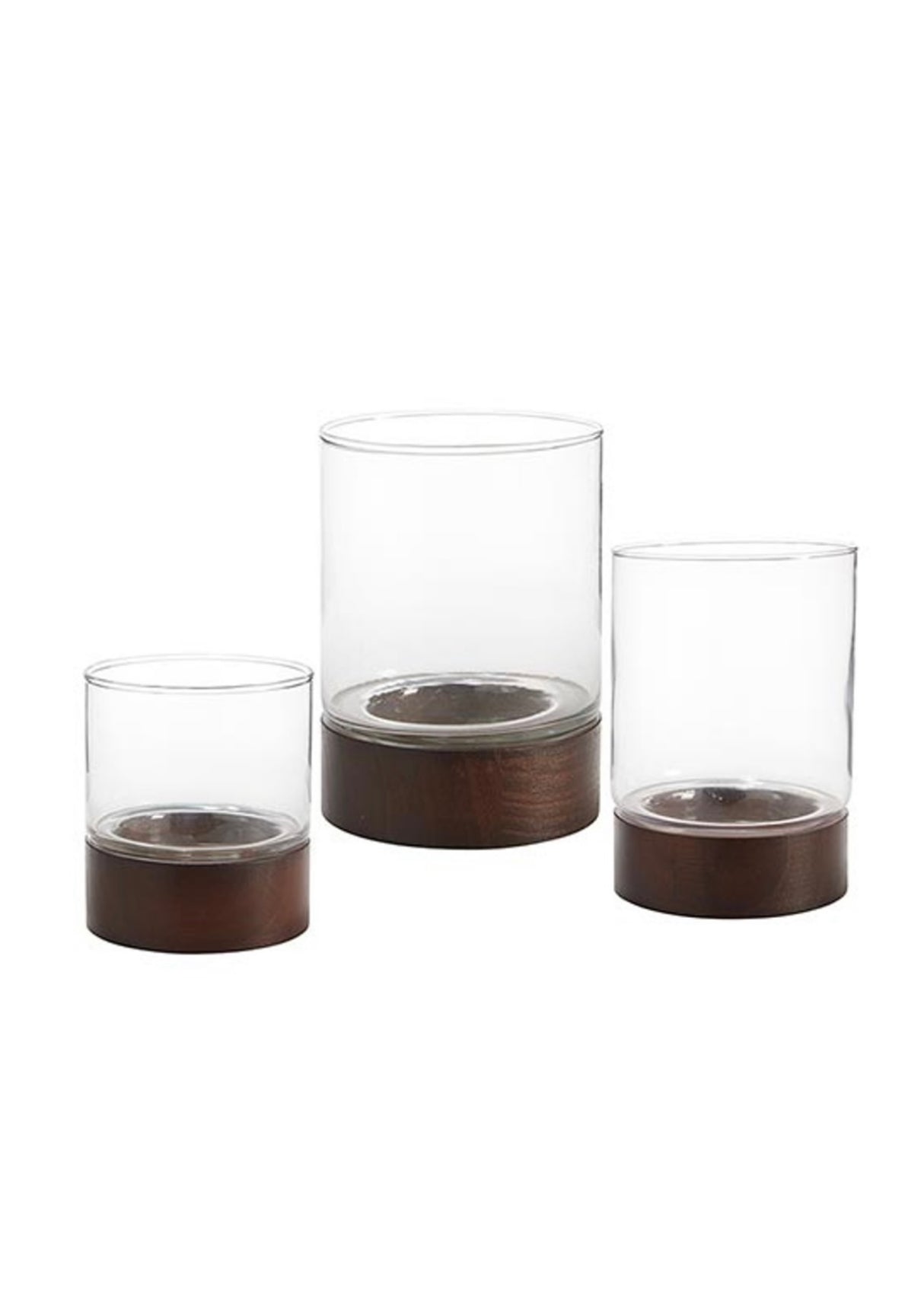 Wood Votive Holders Set of 3