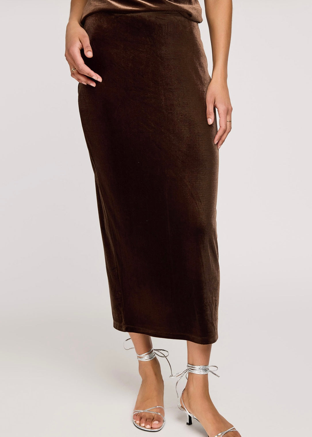 Dahlia Velvet Skirt