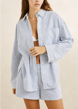 Vista Stripe Oversized Shirt