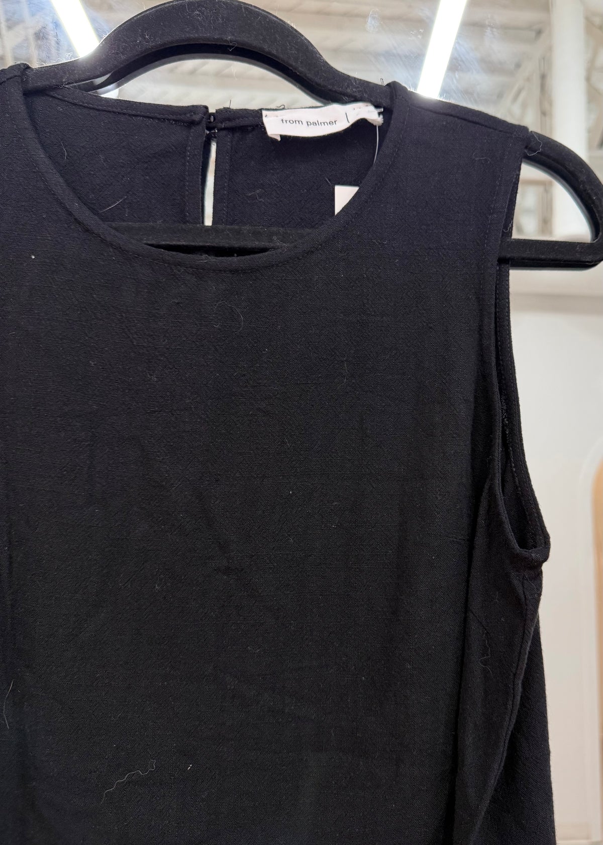 From Palmer Linen Blend Tank