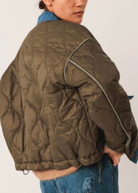 Contrast Padded Jacket