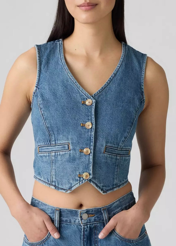 Amore Denim Vest