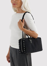 Nylon Bowler Bag - Studs