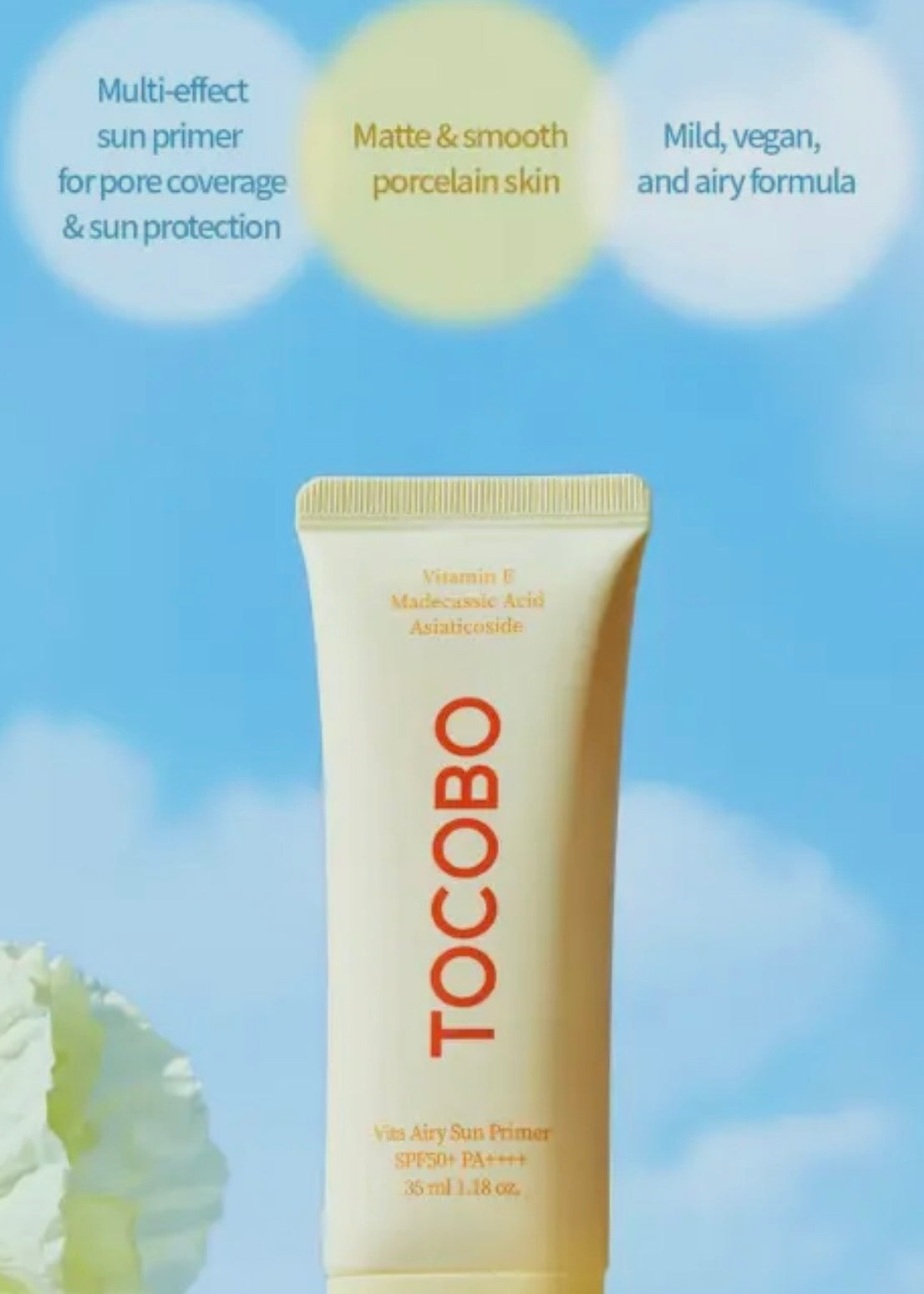 Tocobo Vita Airy Sun Primer SPF50+