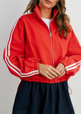 Janey Stipe Athletic Jacket