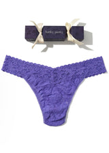 Signature Lace® Thong Holiday Cracker African Violet