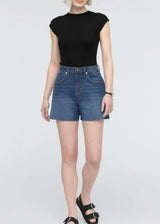 Performance Denim+ HIgh Rise Relaxed Short