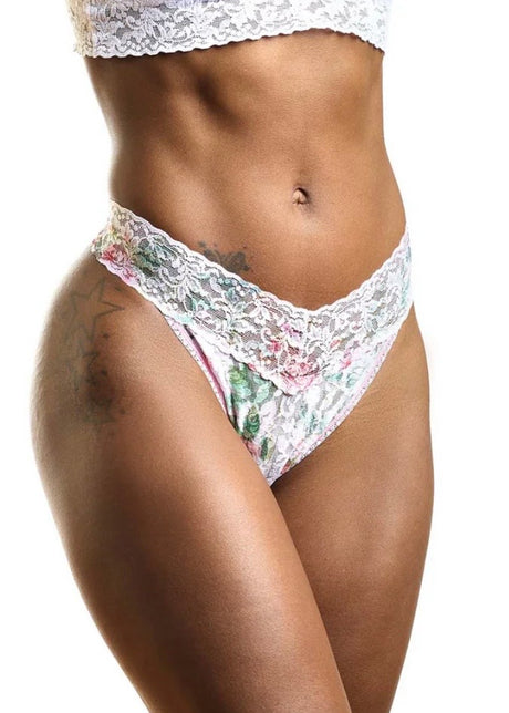 Printed Signature Lace® Thong