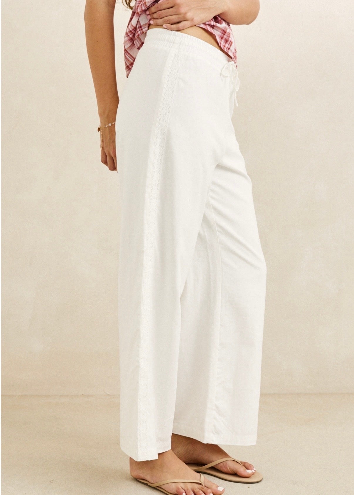 Annabelle Lace Trim Pant