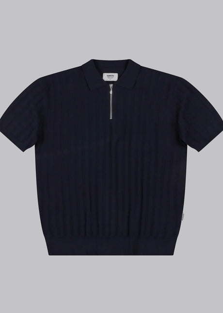 Jacquard Knit Polo Shirt