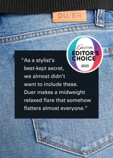 Midweight Performance Denim Wide Leg