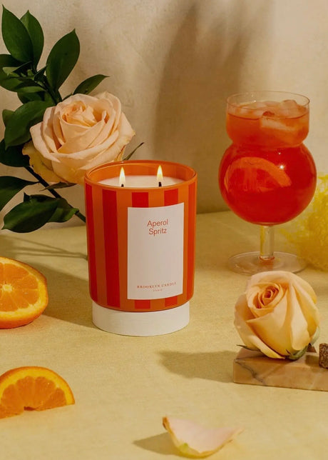 Aperol Spritz Candle