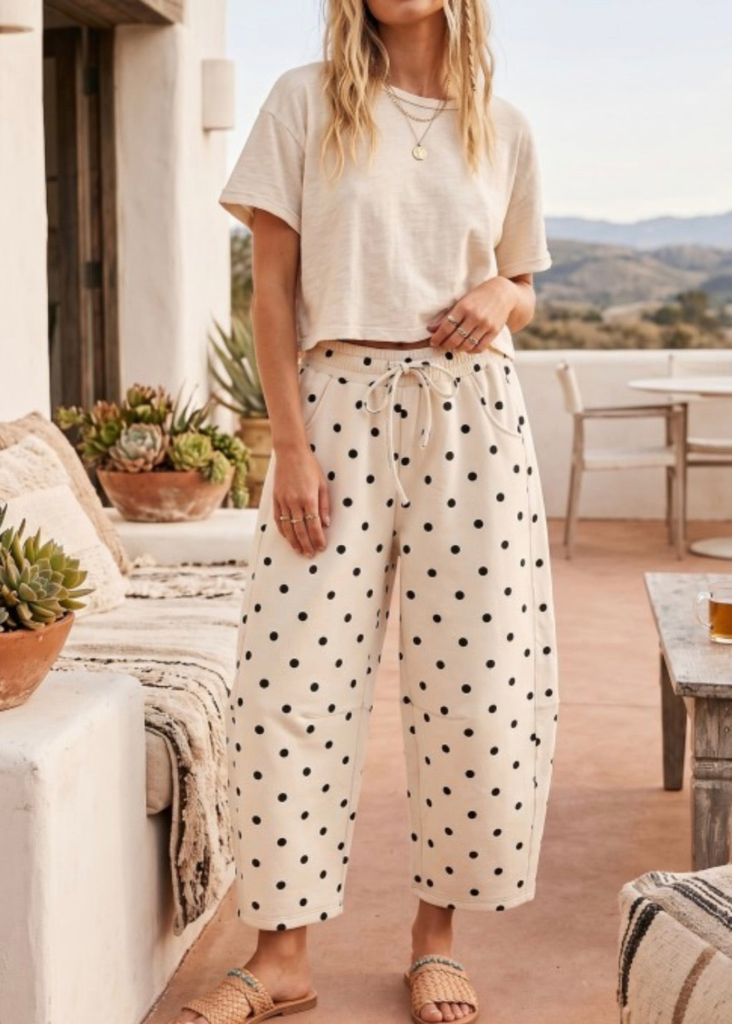 Polka Dot Pants