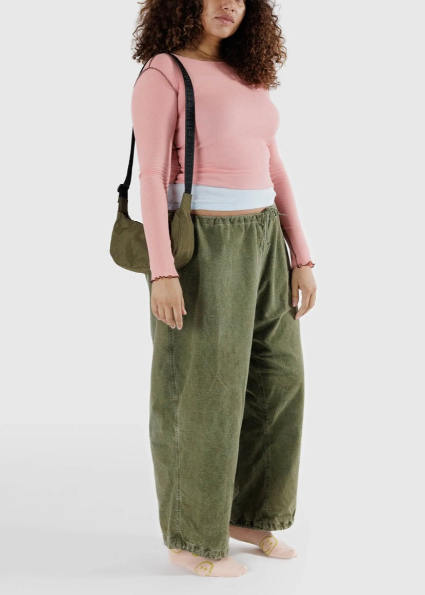 Small Nylon Crescent Bag