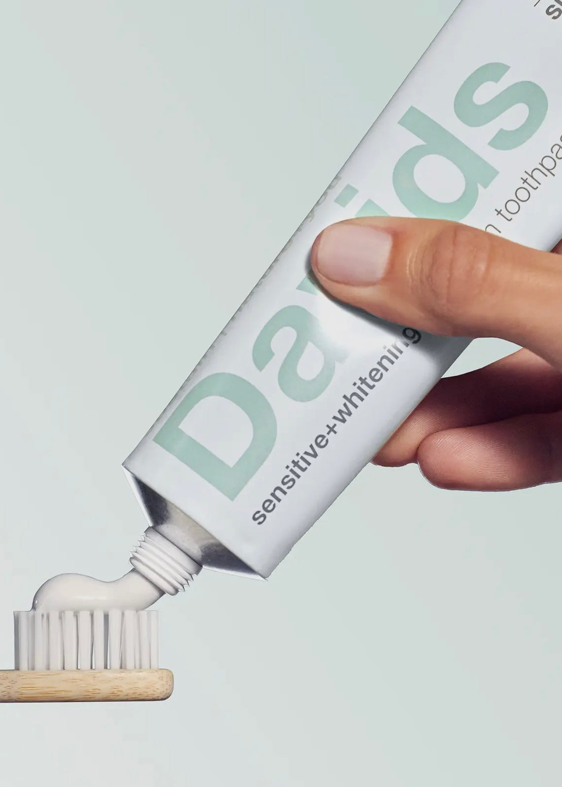 Davids Sensitive+Whitening Nano-Hydroxyapatite Toothpaste / Peppermint