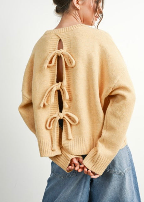Butter Tie Back Sweater