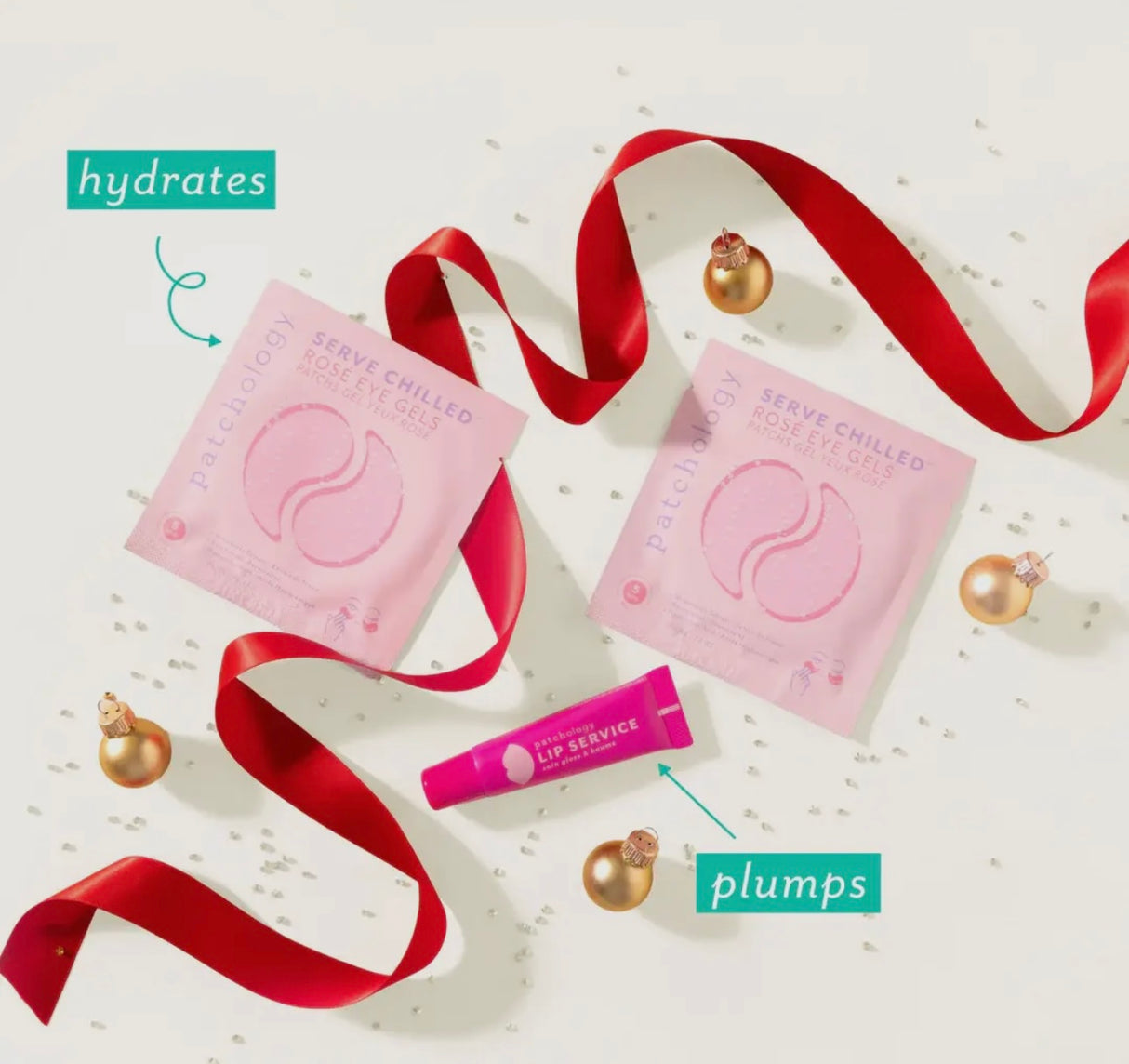 Holiday Under the Mistletoe Under Eye and Lip Gift Set