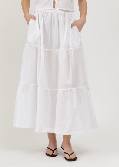 Poplin Long Skirt