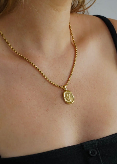 Sunflower Icon Necklace