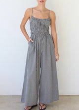 Gingham Wide Fit Jumpsuit