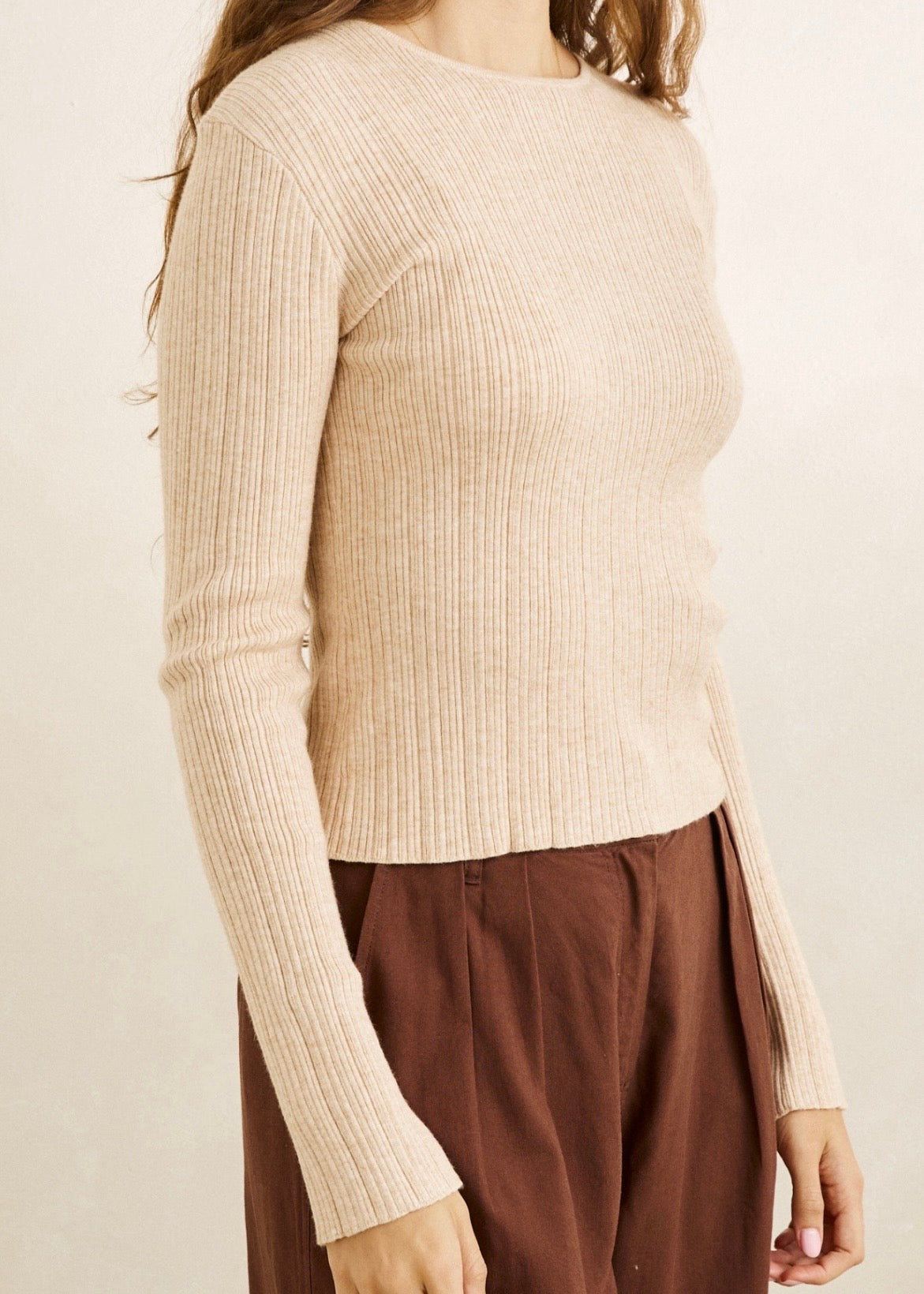 Essential Long Sleeve Knit Top