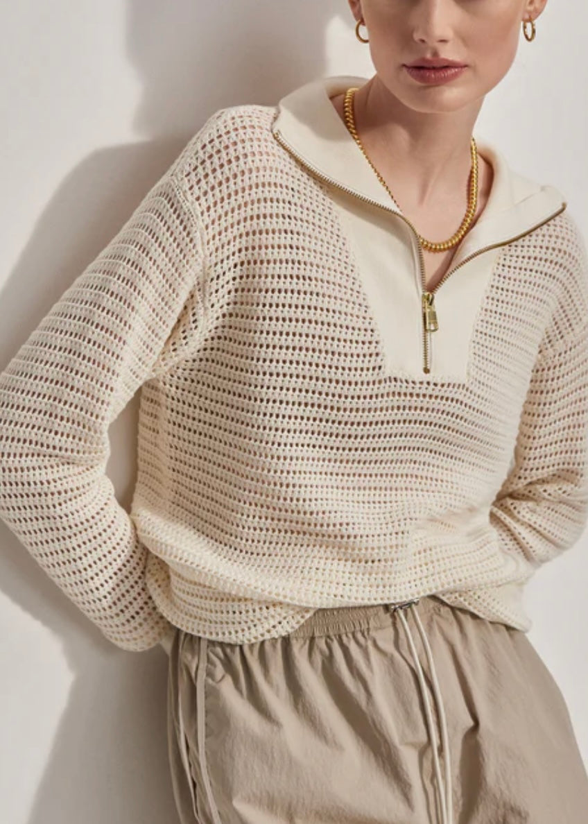 Billie Half Zip Sweater