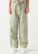 Drawstring Straight Leg Pant