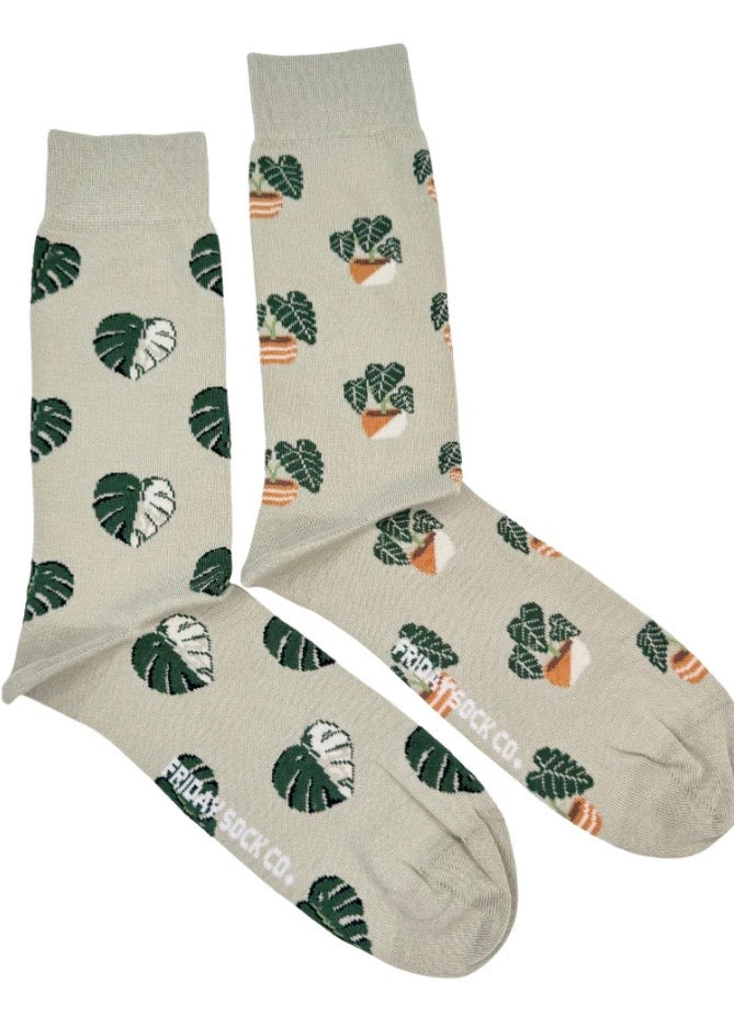 Monstera Plant Socks