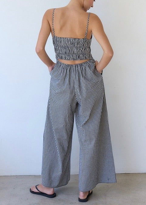 Gingham Wide Fit Jumpsuit