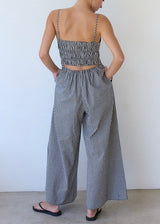Gingham Wide Fit Jumpsuit