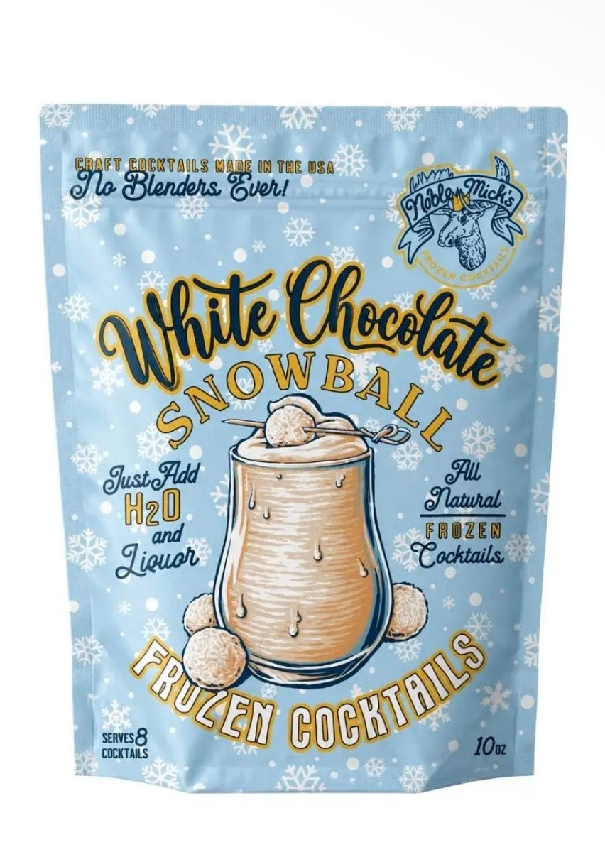 White Chocolate Snowball Frozen Cocktail