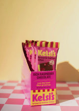 Rich Raspberry Chocolate Brownie Batter Bites (DF + GF)