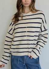 *pre-order (july) Cabana Stripe Piper Cardigan