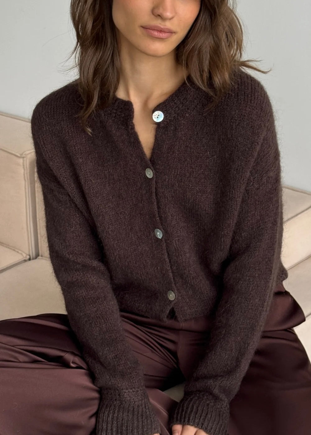 Reyna Soft Alpaca Cardigan