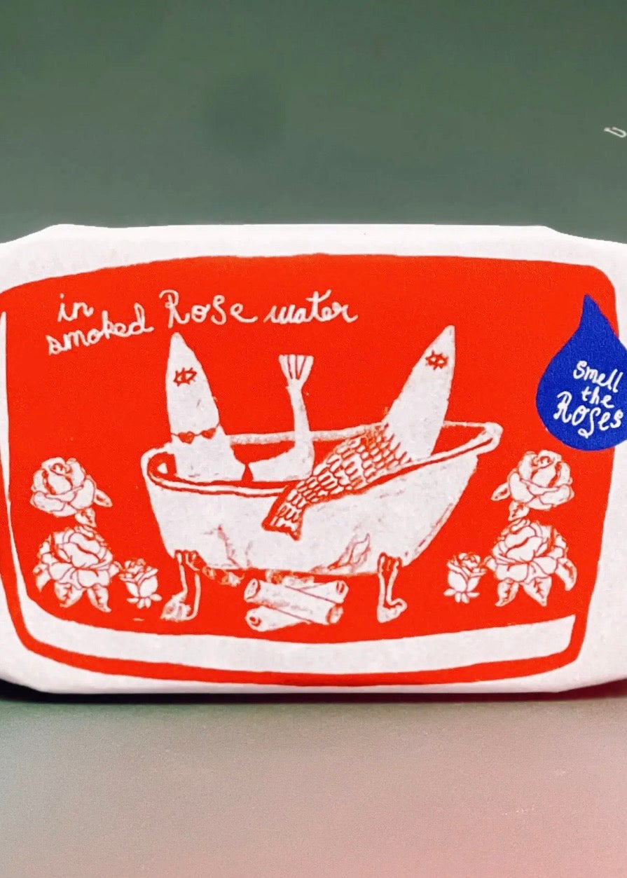 Tinned Fish Candle Smoked Rose Candle