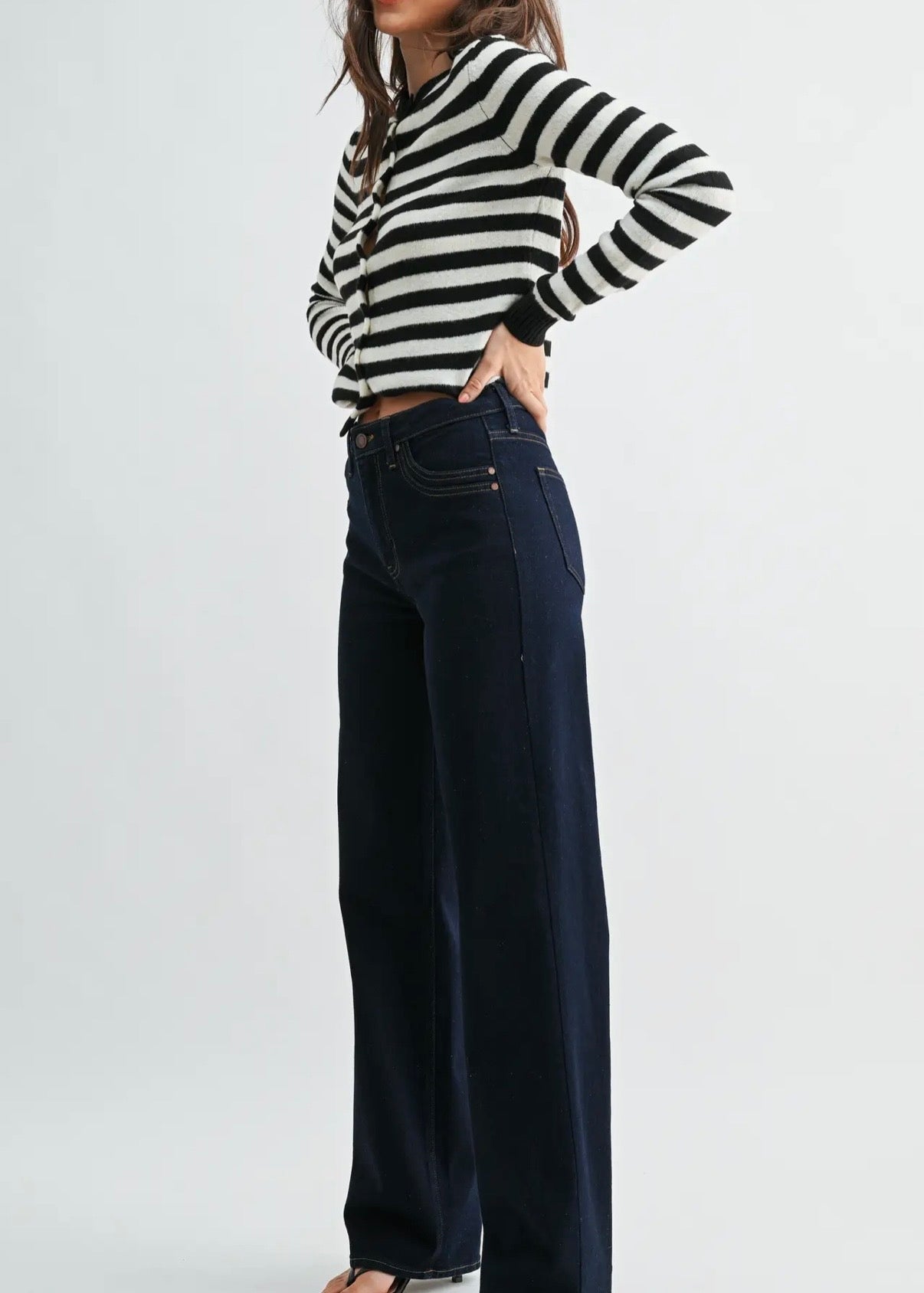 Double Pocket Full Length Wide Leg