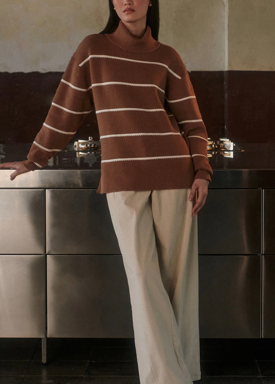 Hamish Stitch Knit Sweater