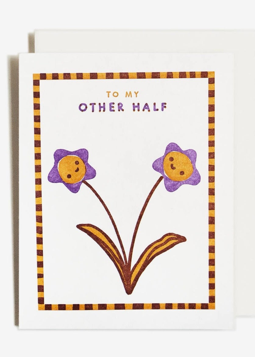 Other Half | Love Friendship | Letterpress Card