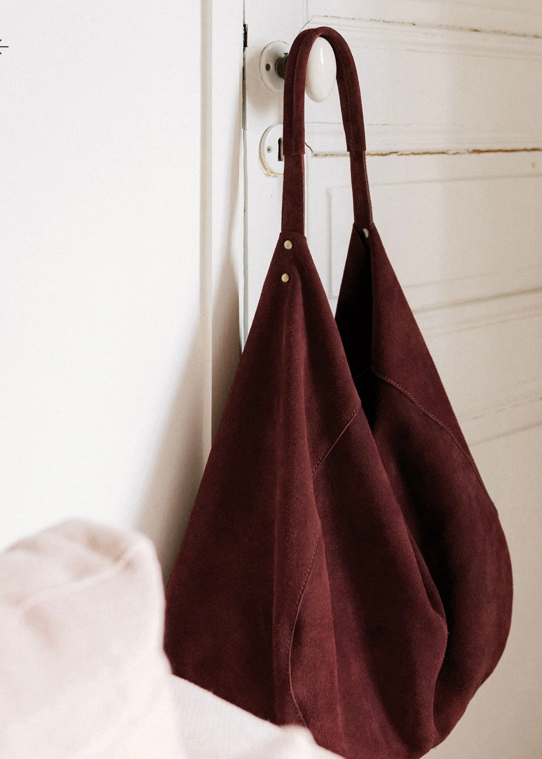 Suede Tote Bag